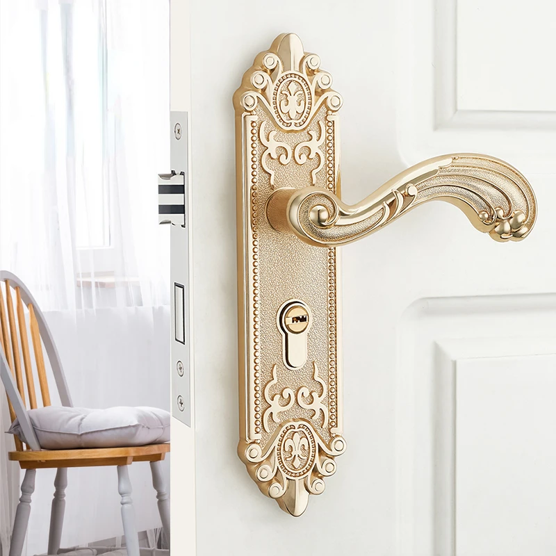 Furniture And Hardware - European Silent Interior Door Handle Luxury