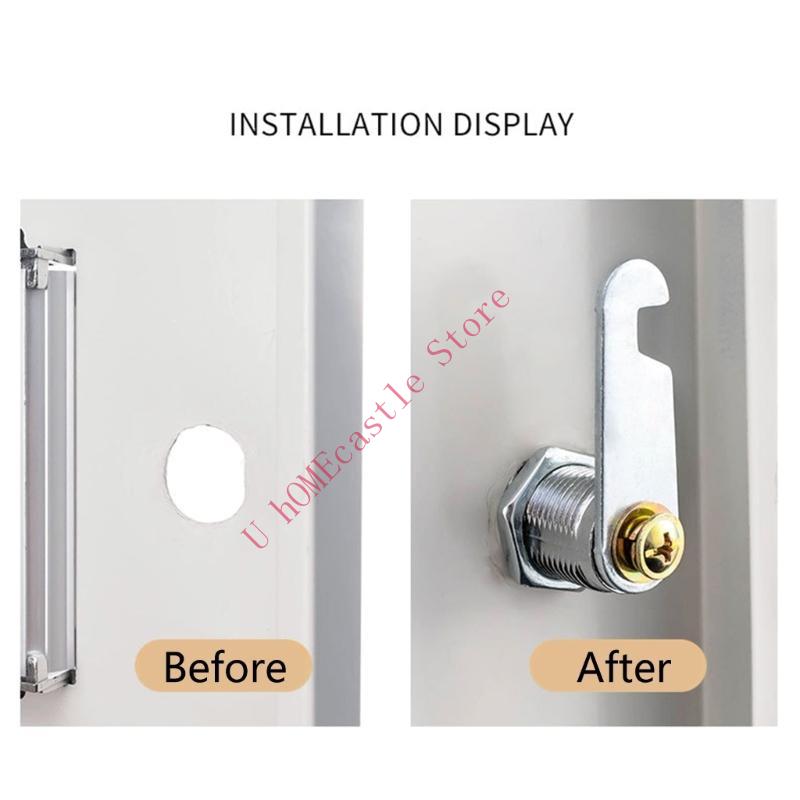 63HF 2set Cabinet Cams Lock wi - Cabinet Lock Key recension och pris