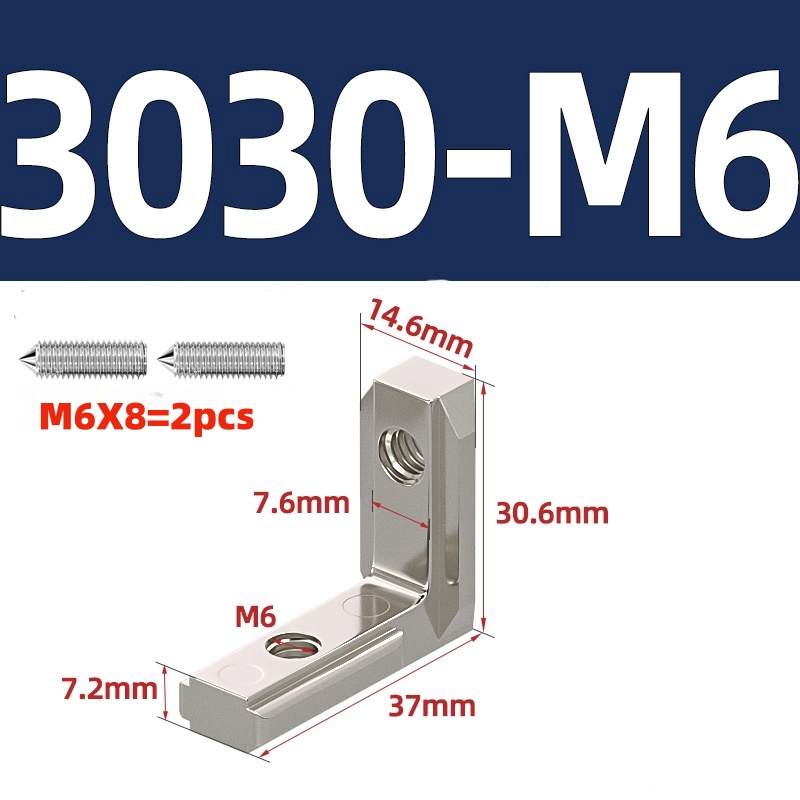 EU 2020 3030 4040 4545 T Slot  - Joint Connector Bracket recension och pris