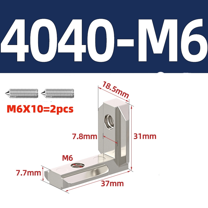 EU 2020 3030 4040 4545 T Slot  - Joint Connector Bracket recension och pris