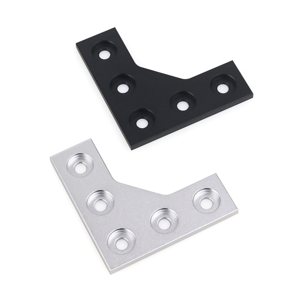 4Pcs/lot L Type 5 Holes 90 Deg - Joint Connector Bracket recension och pris