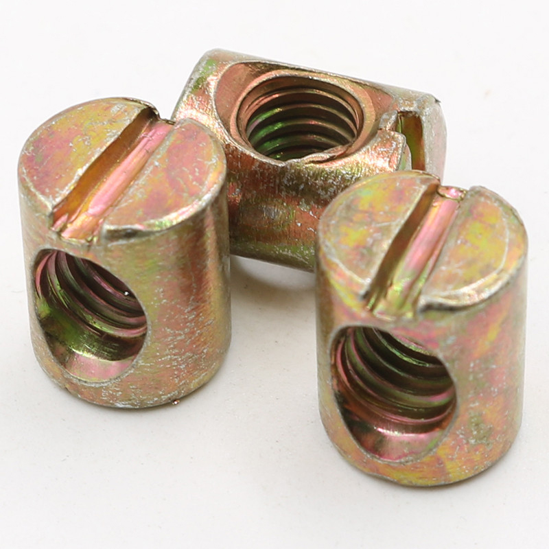 Color Zinc Plated Carbon Steel - Furniture Hardware Barrel Nut recension och pris