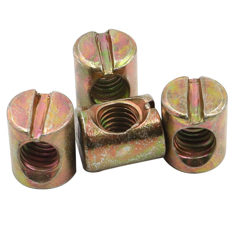 Color Zinc Plated Carbon Steel - Furniture Hardware Barrel Nut recension och pris