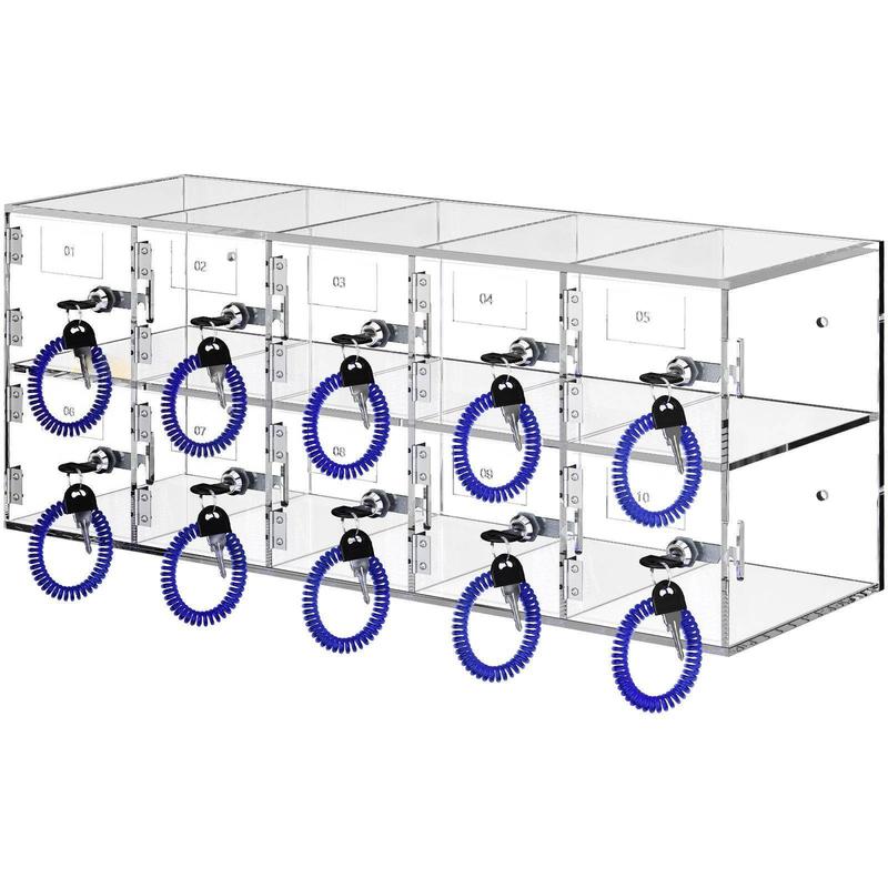 Cell Phone Storage Locker, 10  - Cabinet Lock Key recension och pris