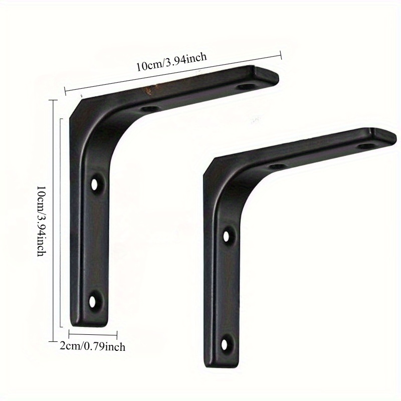 2pcs Heavy-Duty Iron Shelf Bra - Furniture Hardware Decorative recension och pris
