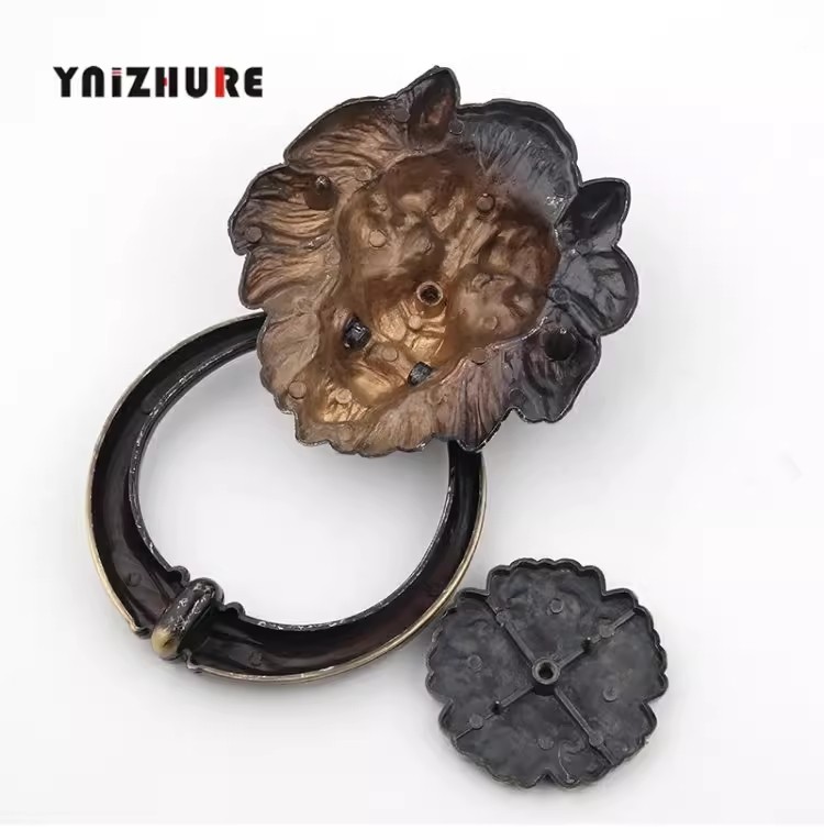 Antique Bronze Lion Head Handl - Furniture Hardware Decorative recension och pris