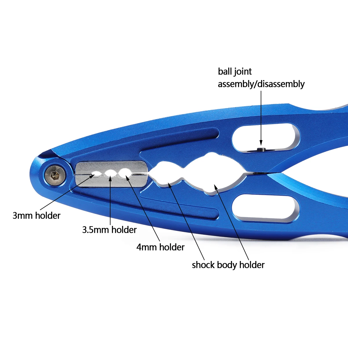 Aluminum CNC Pliers Pivot Ball - Joint Connector Bracket recension och pris