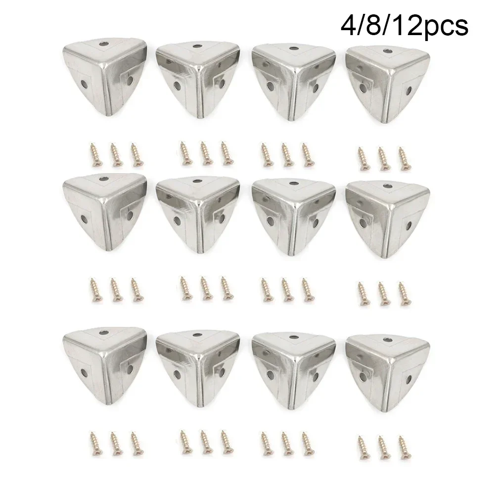 4/8/12pc Metal Box Corner Prot - Furniture Hardware Decorative recension och pris