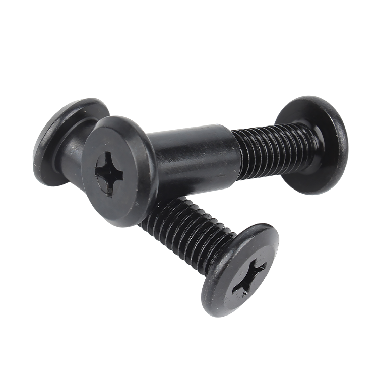 Black Carbon Steel Chicago Scr - Furniture Hardware Barrel Nut recension och pris