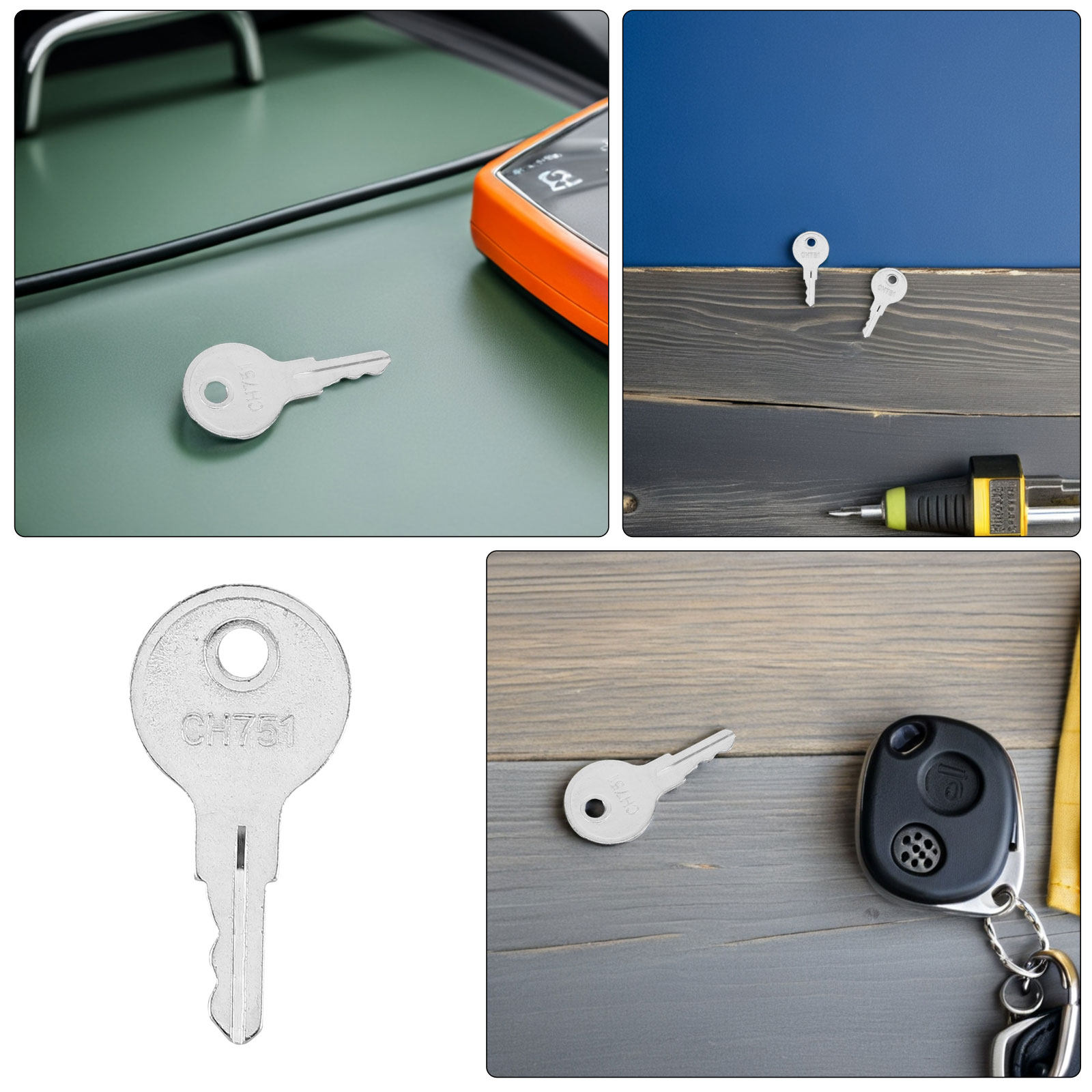 10Pcs Universal Rv Keys Heavy  - Cabinet Lock Key recension och pris