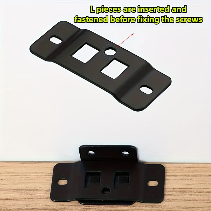 60pcs Heavy Duty L-Type Metal  - Joint Connector Bracket recension och pris