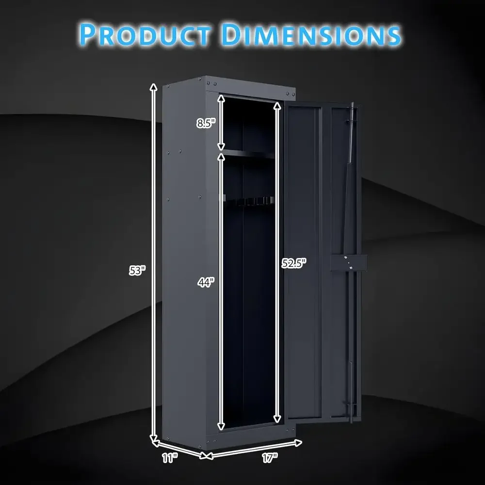 Large Capacity Gun Cabinet wit - Cabinet Lock Key recension och pris