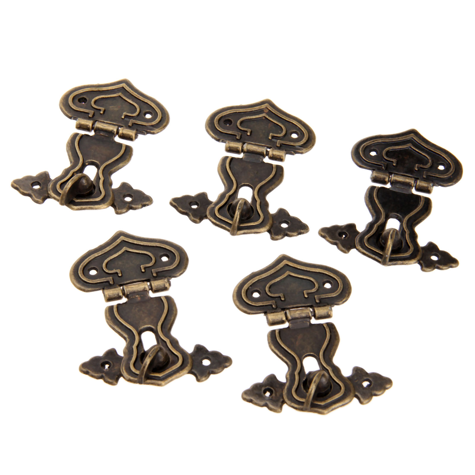 5Pcs 63x47mm Antique Metal Loc - Furniture Hardware Decorative recension och pris