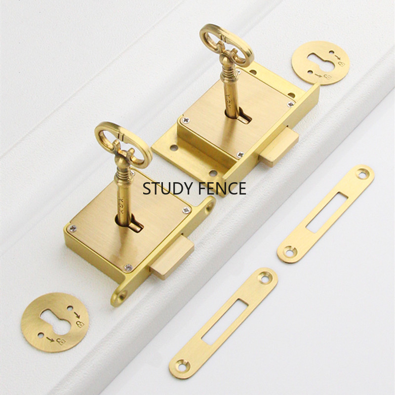 1PC Antique Metal Drawer Lock  - Cabinet Lock Key recension och pris