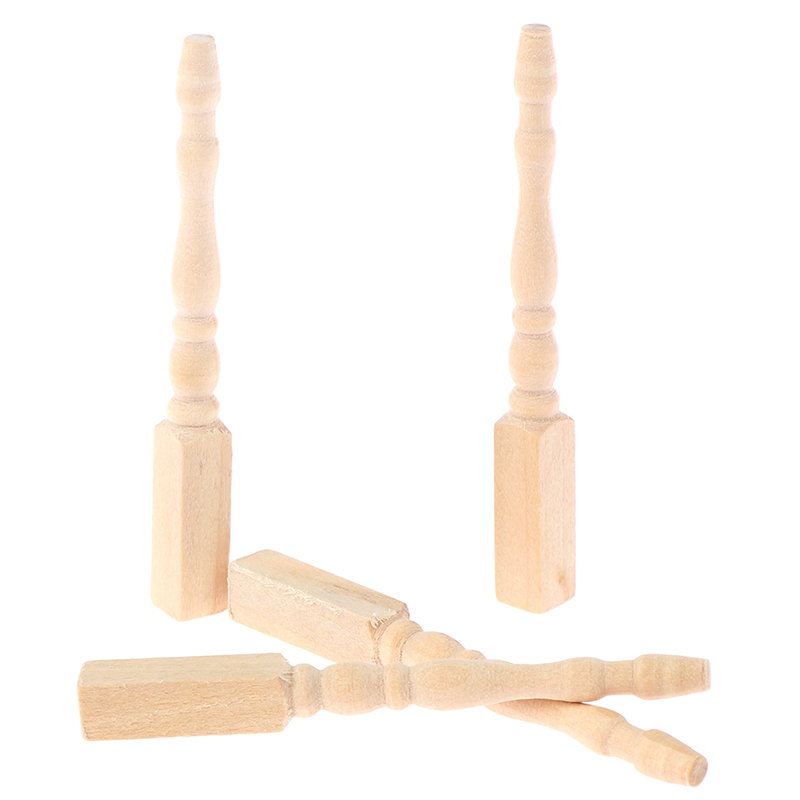●4pcs/set 1:12 Dollhouse Minia - Furniture Leg Set recension och pris