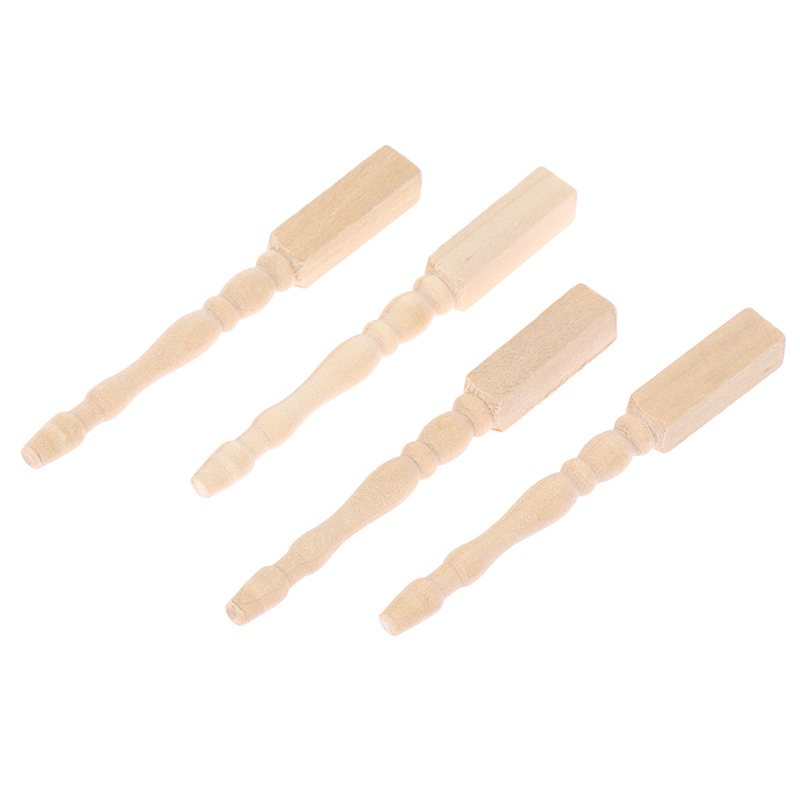 ●4pcs/set 1:12 Dollhouse Minia - Furniture Leg Set recension och pris