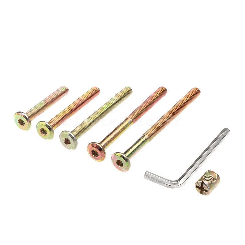 50pcs Zinc Plated Furniture Sc - Furniture Hardware Barrel Nut recension och pris