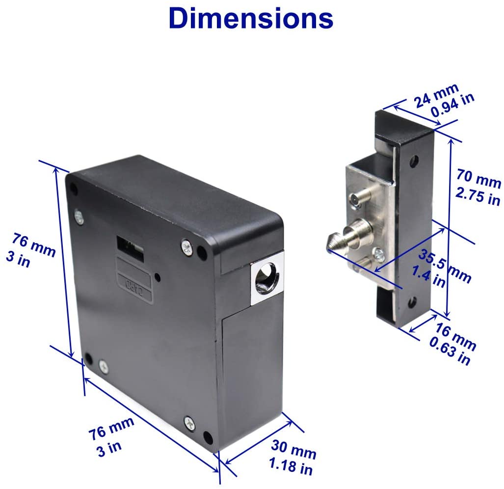 Smart Drawer Lock Invisible El - Cabinet Lock Key recension och pris