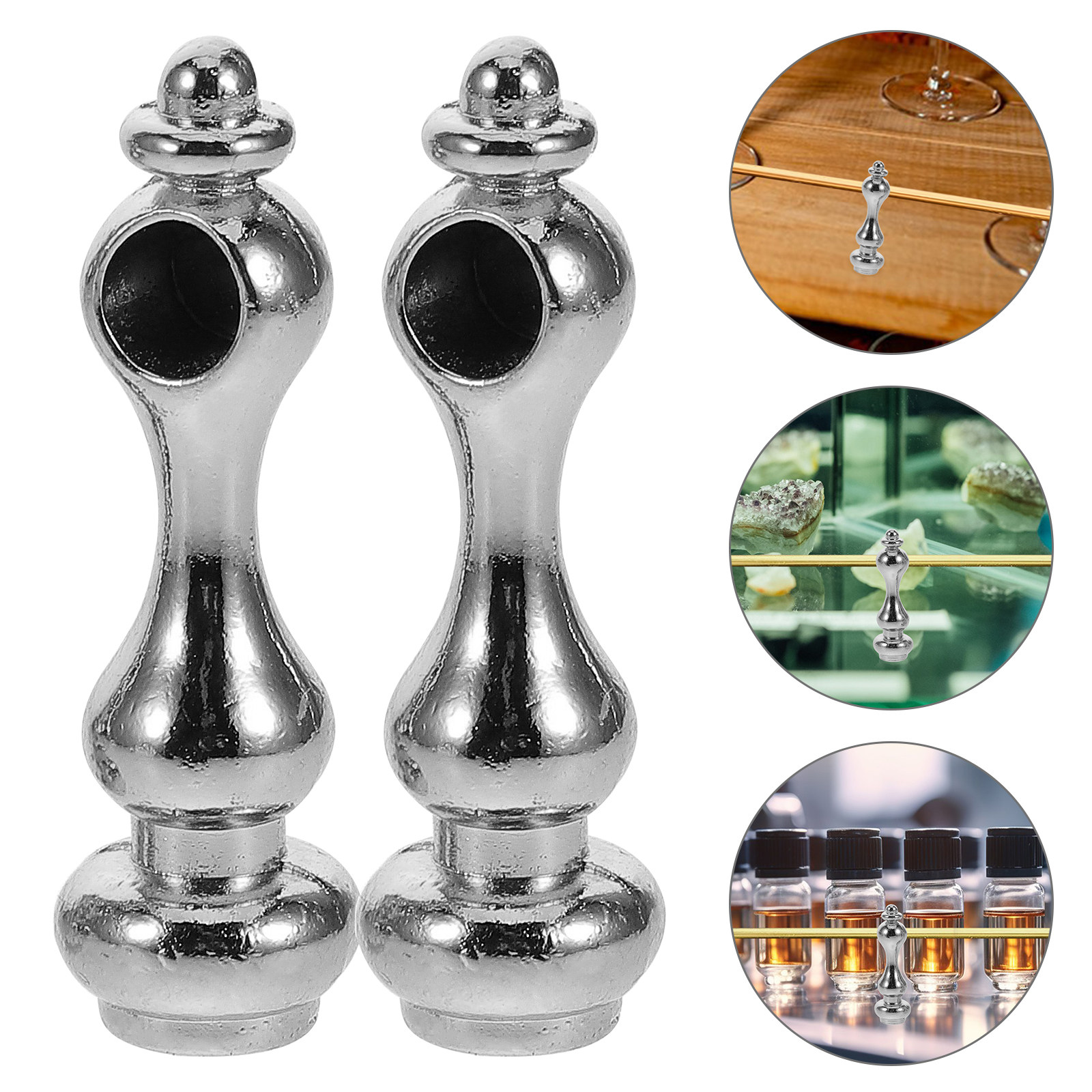 4Pcs Glass Railing Post End Ca - Furniture And Hardware recension och pris